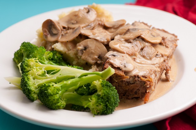Christine’s Low Carb Meatloaf with Mushroom Gravy